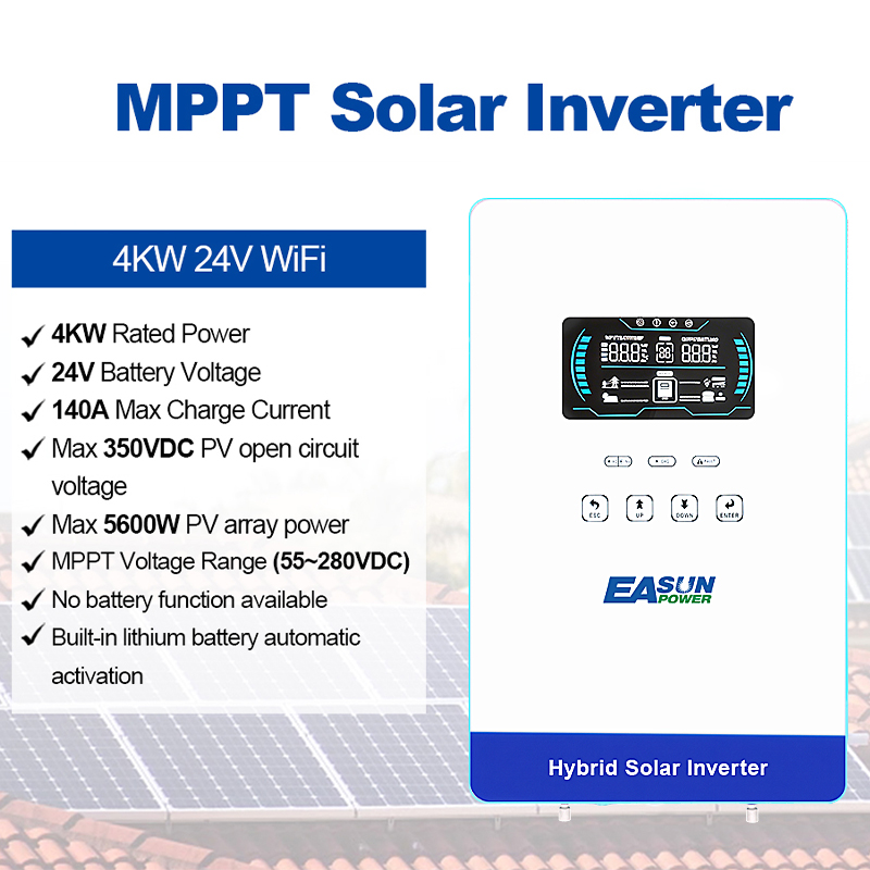 EASUN POWER 4000W 24V Off Grid - огляд і ціна Grid Tie Inverter Limiter 2000W