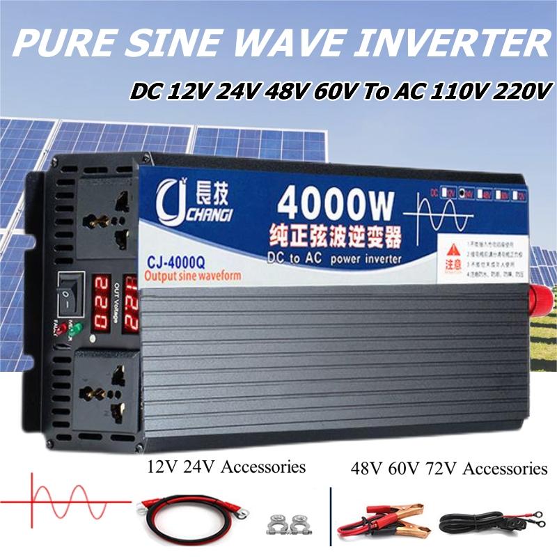4000W/5000W/5500W/3000W Pure S - огляд і ціна Inverter Pure Sine Wave 60Hz 120V 3000W
